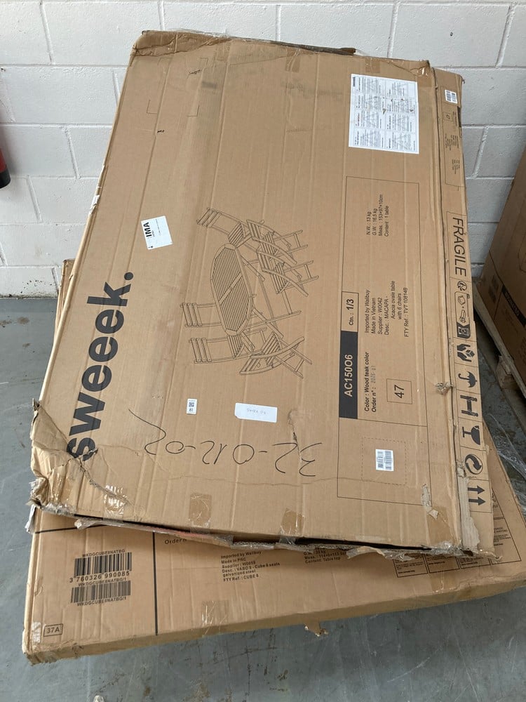 PALLET CONTAINING A VARIETY OF FURNITURE, INCLUDIN