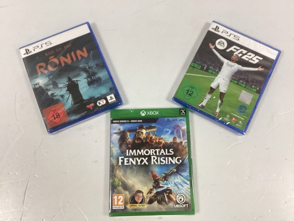 3 X PS5 AND XBOX VIDEO GAMES INCLUDING EA FC 25 (O