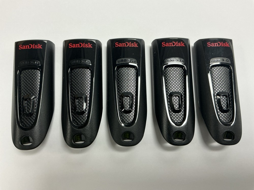 5 X SANDISK ULTRA USB 3.0 128 GB (ORIGINAL RRP: €1