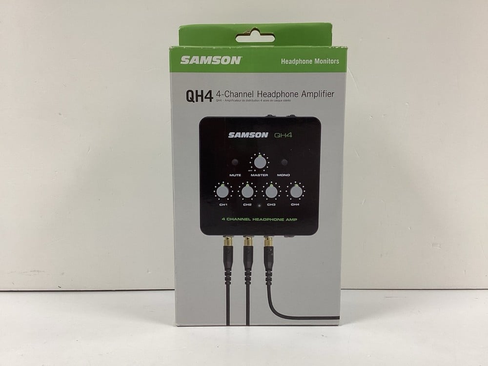 SAMSON QH4 HEADPHONE AMPLIFIER (ORIGINAL RRP: €102