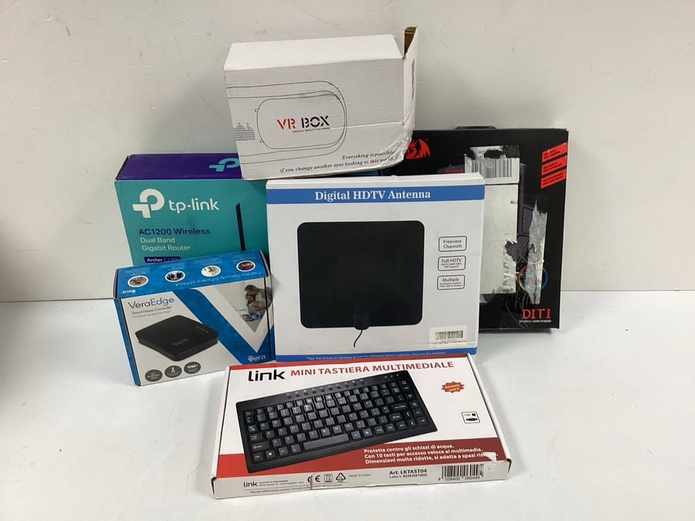 A RANGE OF TECHNOLOGY ITEMS INCLUDING THE REDRAGON