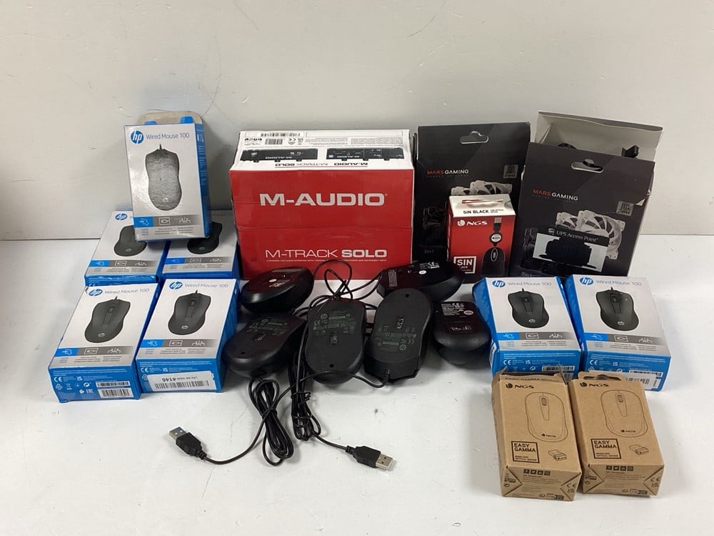 A RANGE OF TECHNOLOGY ITEMS, INCLUDING A MARS GAMI