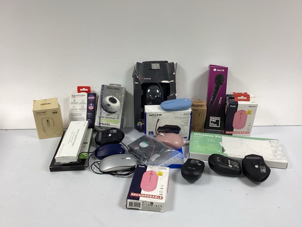 A RANGE OF TECHNOLOGY ITEMS, INCLUDING A 10,000 MA