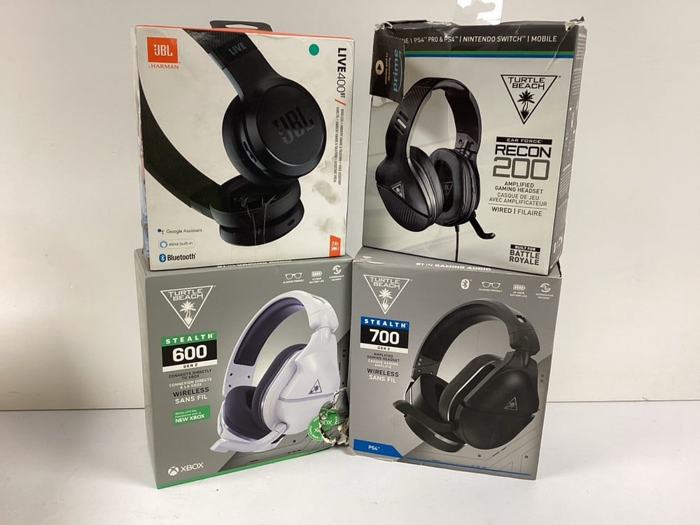 A VARIETY OF TECHNOLOGY ITEMS, INCLUDING THE JBL L