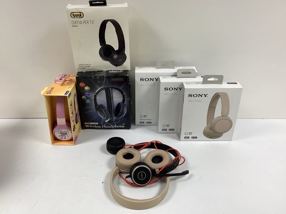 A VARIETY OF TECHNOLOGY ITEMS, INCLUDING SONY WHCH