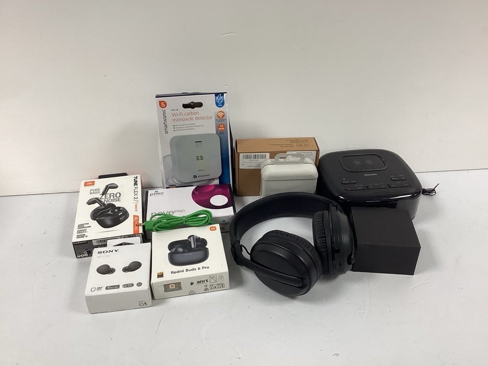 A RANGE OF TECHNOLOGY ITEMS, INCLUDING THE BEATS F