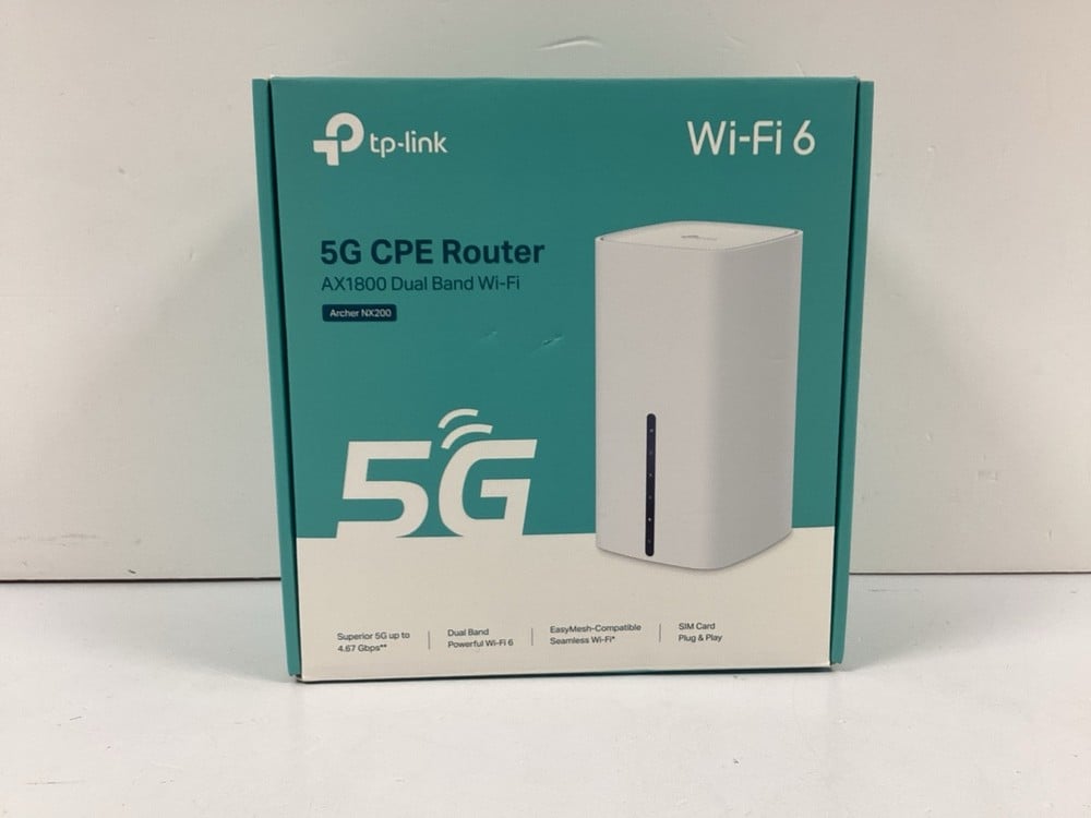 TP-LINK 5G CPE AX1800 ROUTER AND ARCHER NX200 5G R