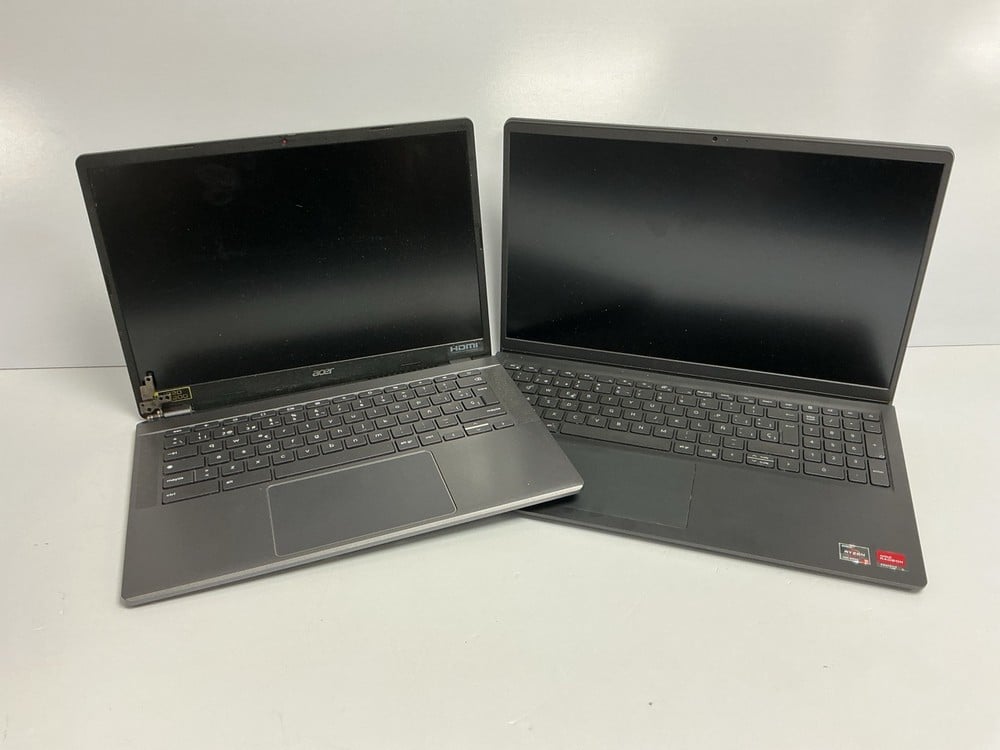2 X FAULTY, BROKEN AND INCOMPLETE LAPTOPS, INCLUDI