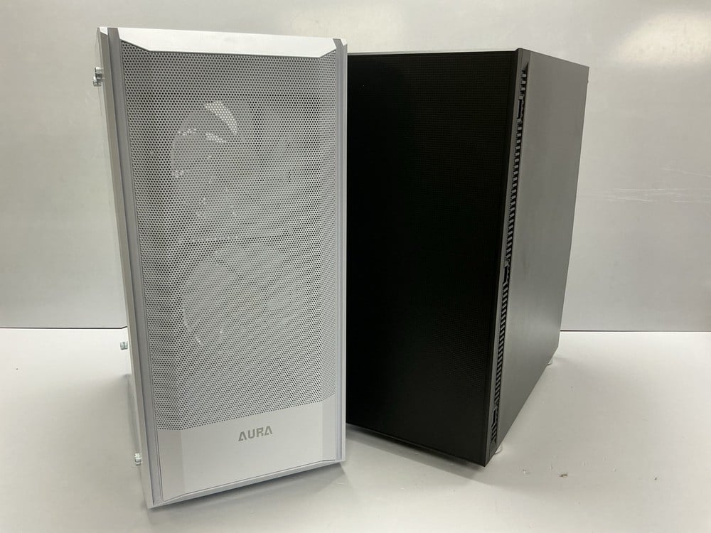 2 X EMPTY PC CASES (ORIGINAL RRP: €99.98). (WITH C