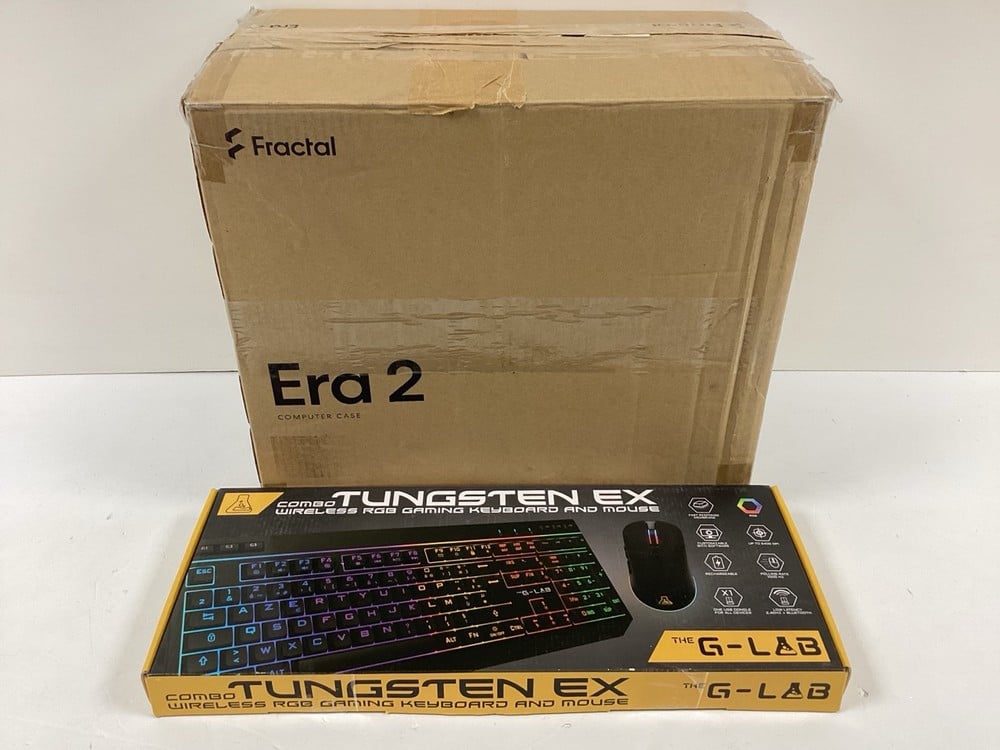 2 X COMPUTER ITEMS INCLUDING AN EMPTY FRACTAL ERA 