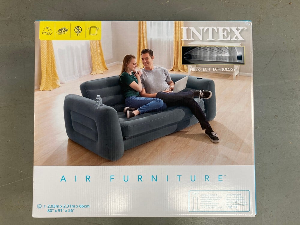 INTEX 2-IN-1 INFLATABLE ARMCHAIR BED, INFLATABLE A