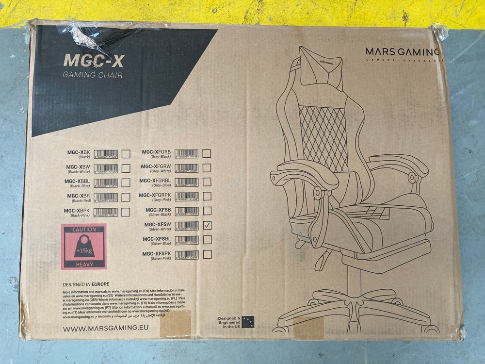MARS GAMING MGC-X, ERGONOMIC GAMING CHAIR, BREATHA