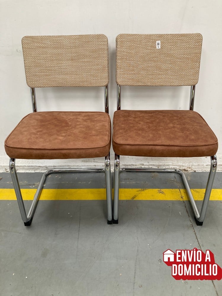 SWEEEK MODO MAJA CANTILEVER CHAIR WITH RATTAN-EFFE