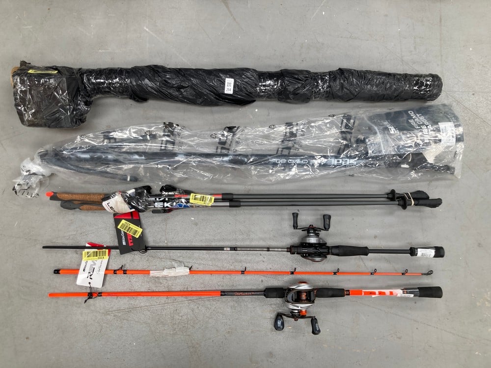 5 X MISCELLANEOUS ITEMS INCLUDING THE ABU GARCIA M