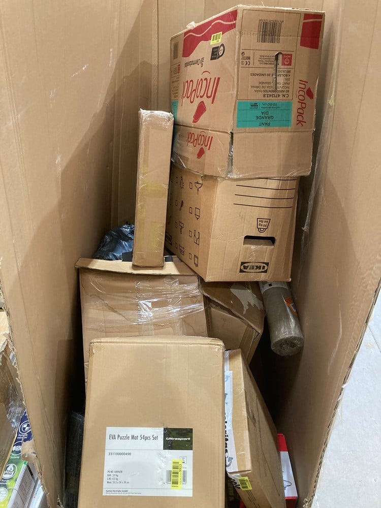 PALLET OF MISCELLANEOUS ITEMS, INCLUDING A 54-PIEC