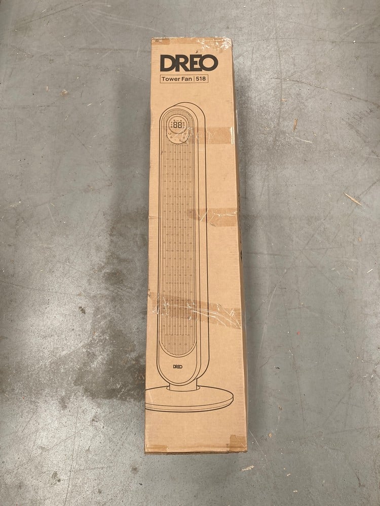 DREO 28DB TOWER FAN, 106 CM, QUIET OPERATION AT 8.