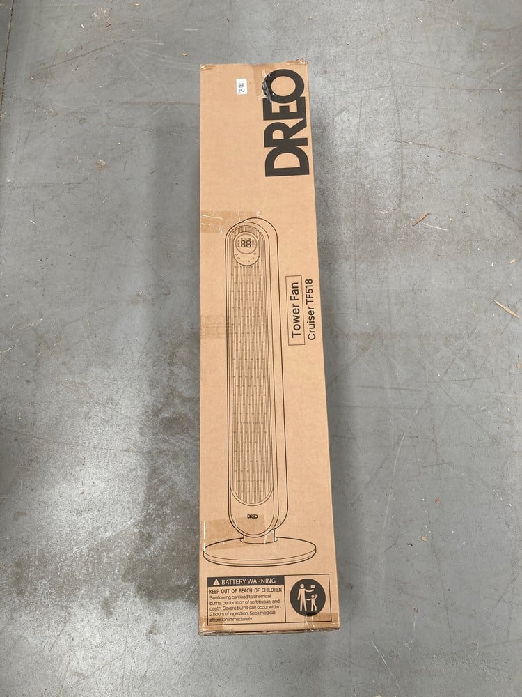 DREO 28DB TOWER FAN, 106 CM, QUIET OPERATION AT 8.