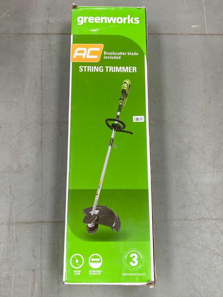 GREENWORKS TOOLS 230V ELECTRIC GRASS TRIMMER AND B