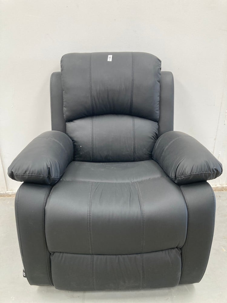 DON DESCANSO - TREVI BLACK RELAX MASSAGE ARMCHAIR 