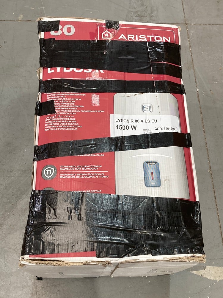 ARISTON LYDOS R – 80-LITRE ELECTRIC WATER HEATER, 