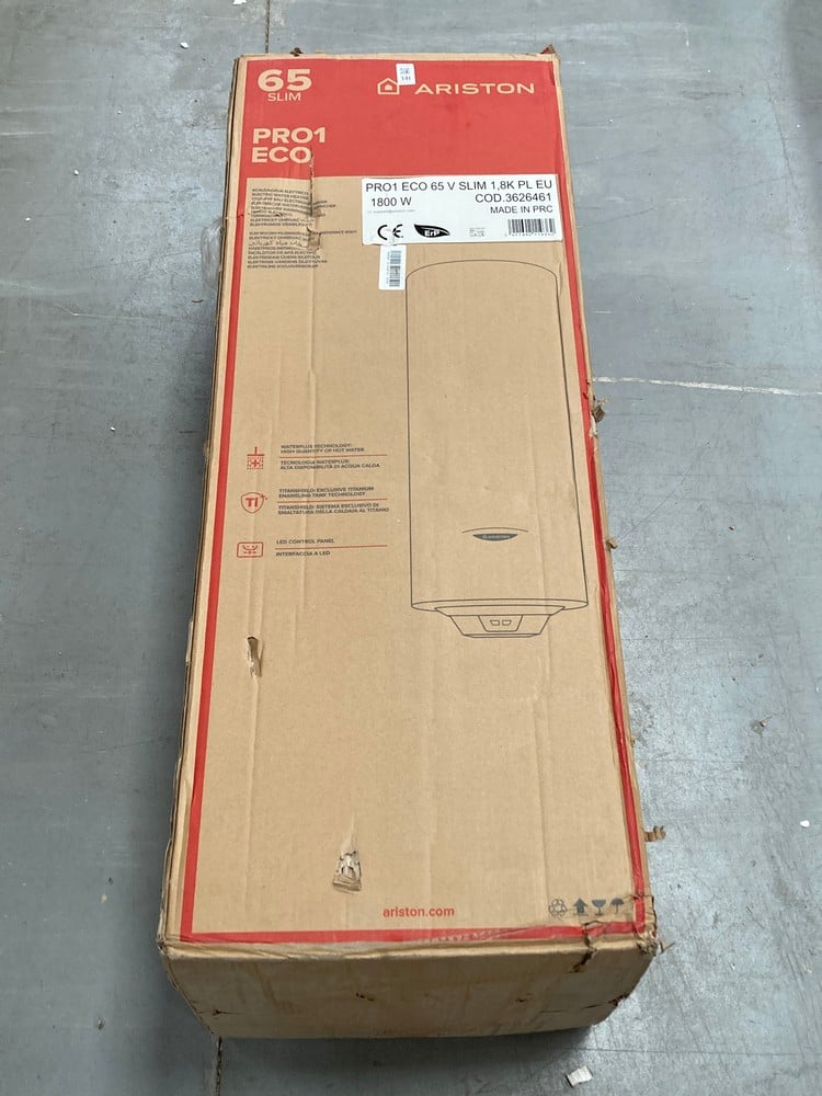 ARISTON PRO1 ECO SLIM - 65-LITRE LOW-ENERGY VERTIC