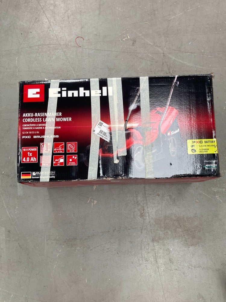EINHELL GE-CM 18/33 LI CORDLESS LAWNMOWER (1 × 4.0