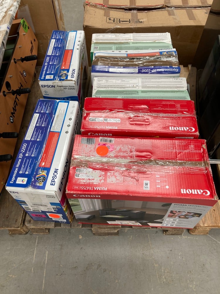 ASSORTMENT OF PRINTERS INCLUDING THE CANON PIXMA T
