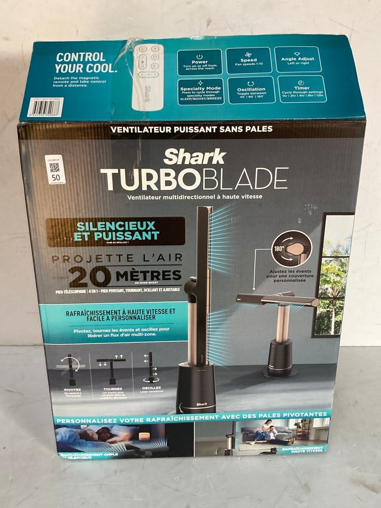 SHARK TURBOBLADE SILENT, BLADE-LESS, MULTIDIRECTIO