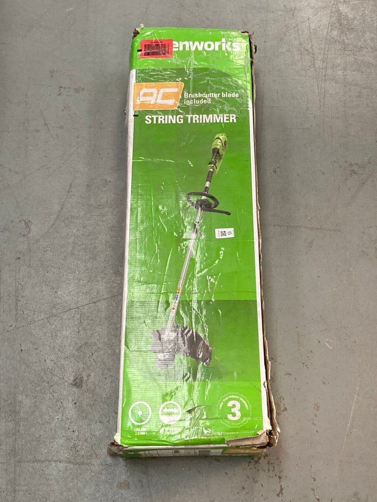 GREENWORKS TOOLS ELECTRIC EDGER AND BRUSH CUTTER 2