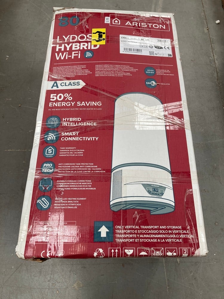 ARISTON LYDOS WIFI – 80-LITRE VERTICAL ELECTRIC WA
