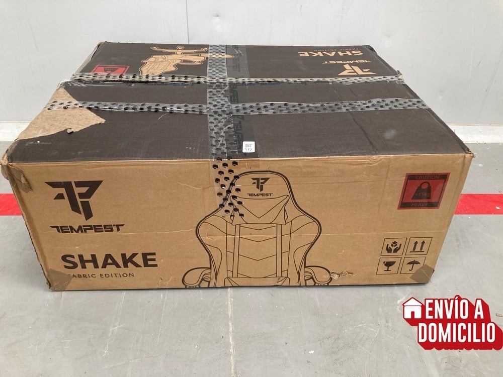 TEMPEST SHAKE GAMING CHAIR, FABRIC, RECLINABLE 90–