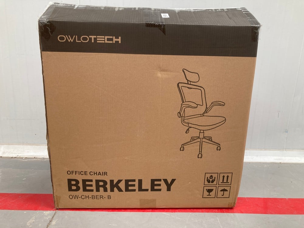 OWLOTECH BERKELEY ERGONOMIC CHAIR, MESH BACKREST, 