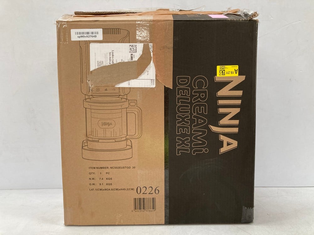 NINJA CREAMI DELUXE MULTIFUNCTION ICE CREAM MAKER 