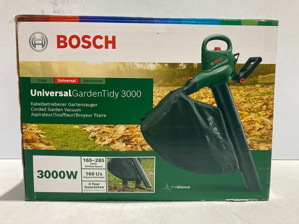 BOSCH UNIVERSALGARDENTIDY 3000 ELECTRIC LEAF VACUU