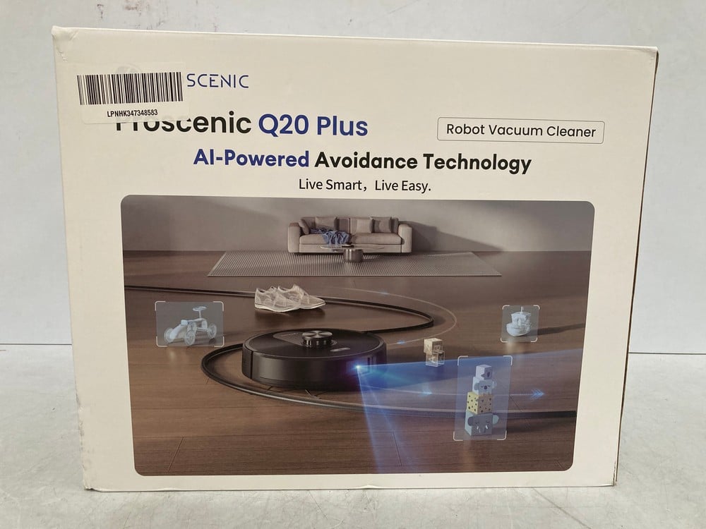 PROSCENIC Q20 PLUS ROBOT VACUUM AND MOP 10,000 PA/