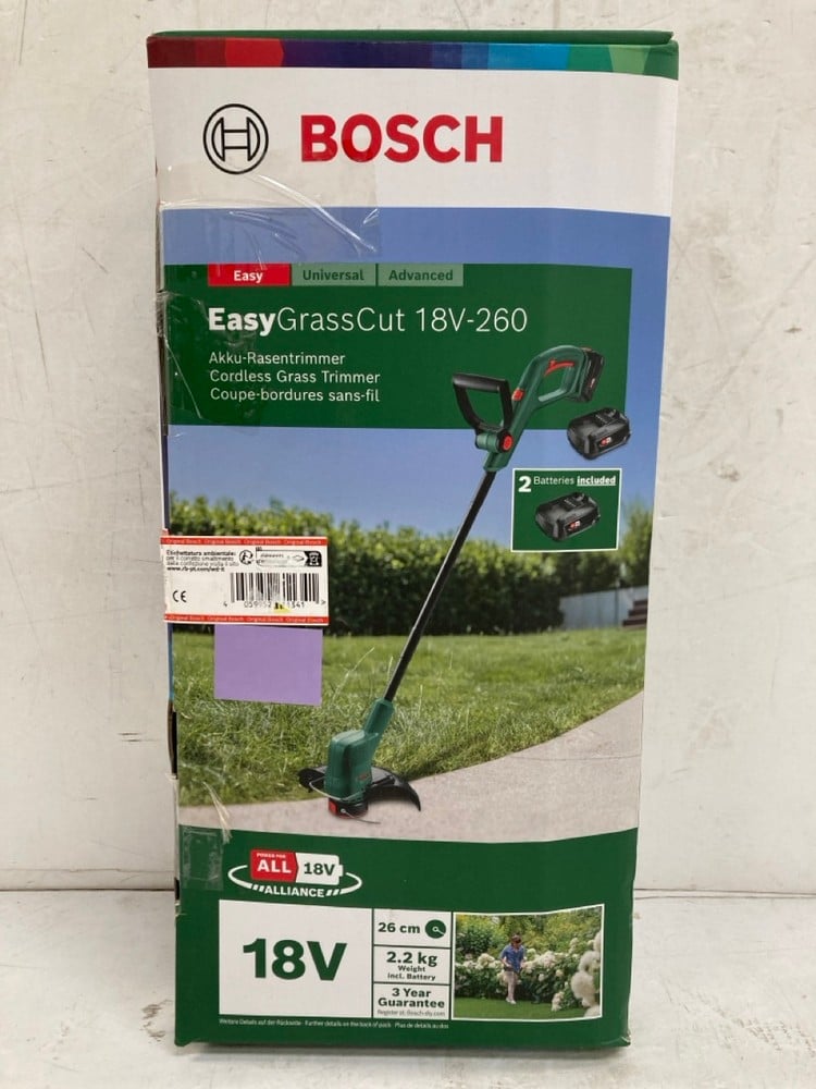 BOSCH EASYGRASSCUT 18V-260 CORDLESS GRASS TRIMMER 