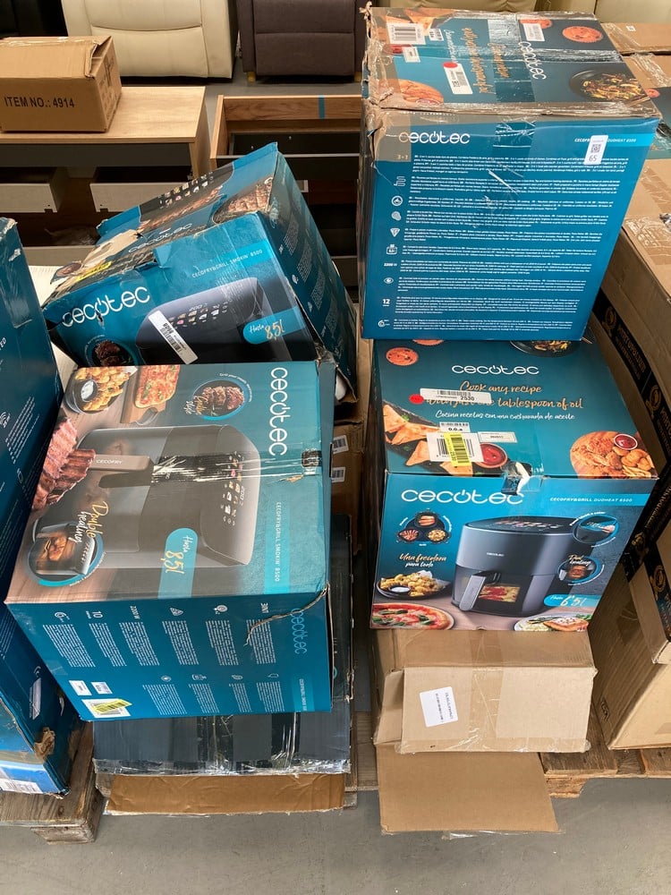 PALLET CONTAINING A VARIETY OF HOUSEHOLD APPLIANCE