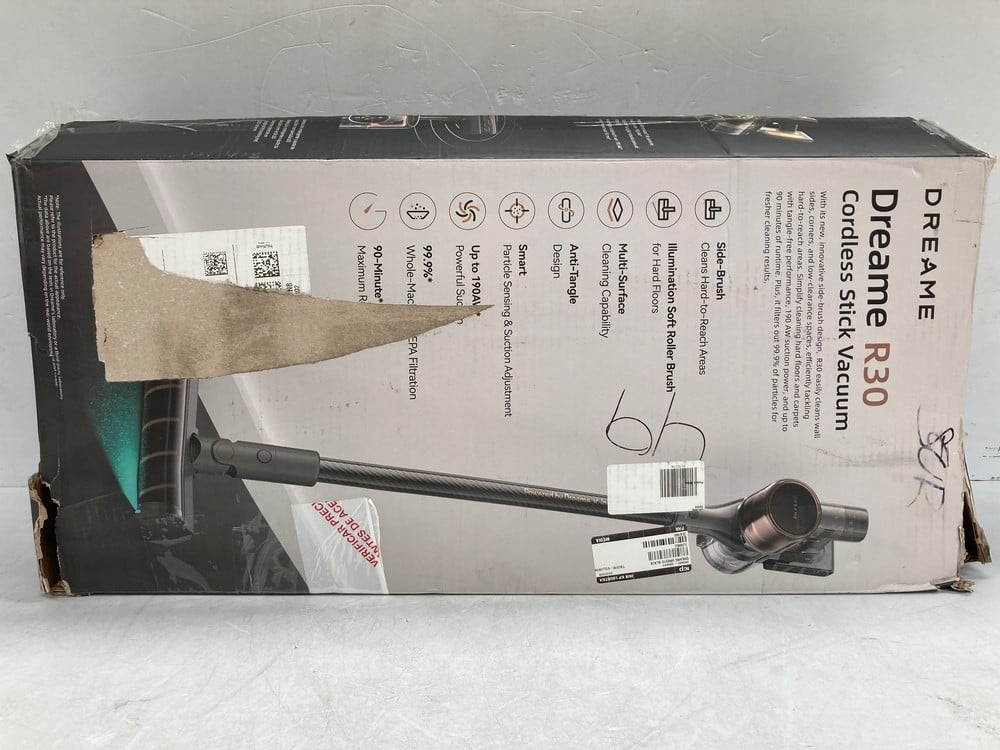 DREAME R30 CORDLESS VACUUM CLEANER (RRP €350)