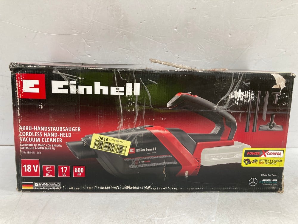 EINHELL BATTERY-POWERED HANDHELD VACUUM CLEANER