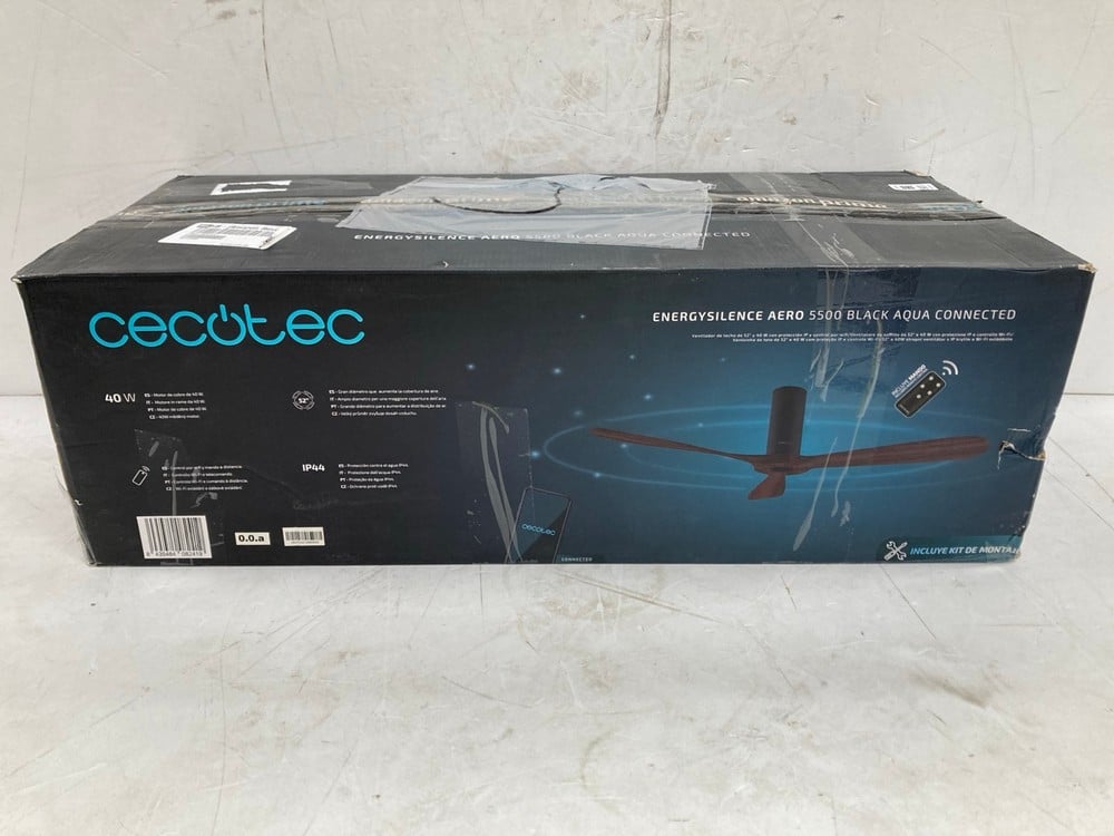 CECOTEC CEILING FAN WITH REMOTE CONTROL AND WIFI –