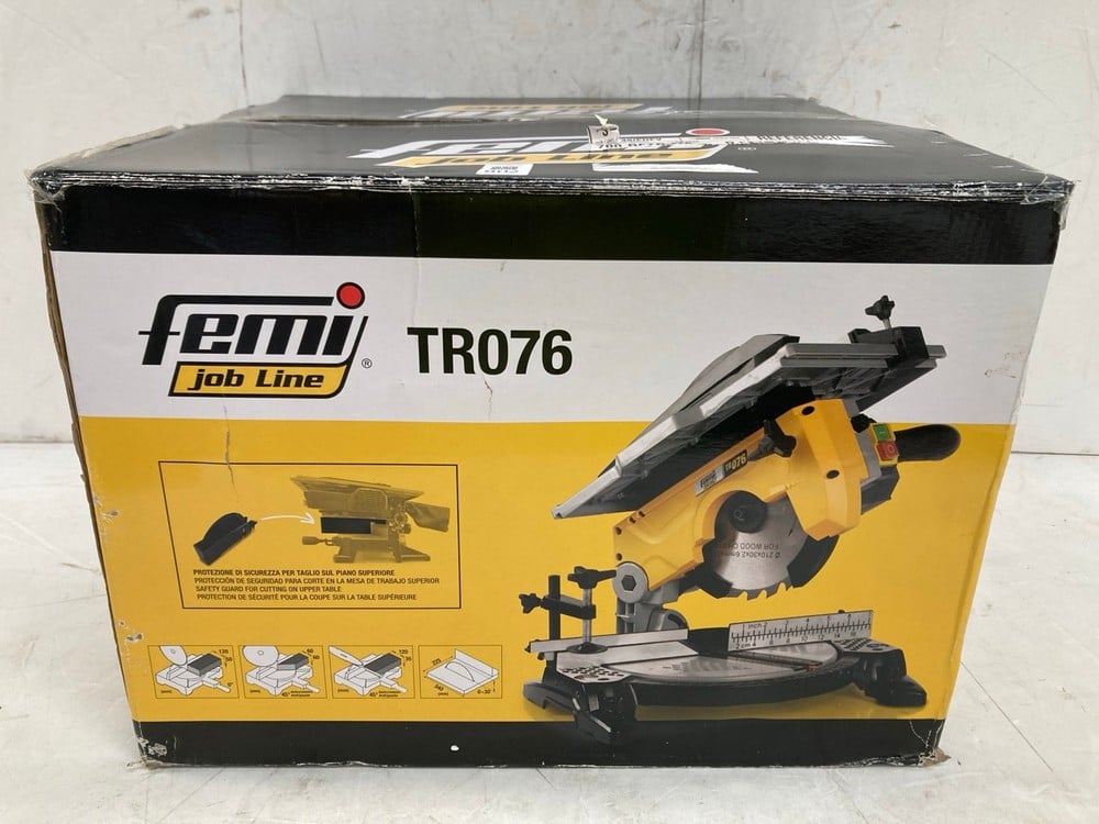 FEMI JOB LINE FM-TR076 - 1200W MITRE SAW - 210MM -