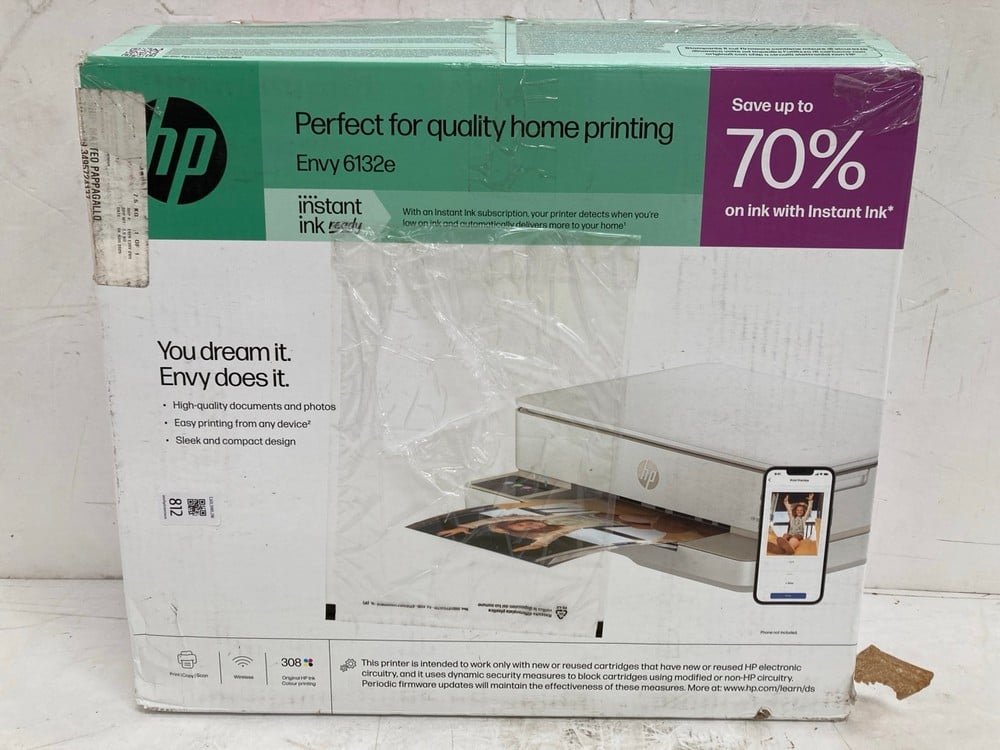 HP ENVY 6132E MULTIFUNCTION PRINTER, WI-FI, COMPAT