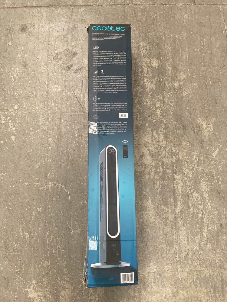 ENERGYSILENCE 9090 SKYLINE SMART LIGHT TOWER FAN W