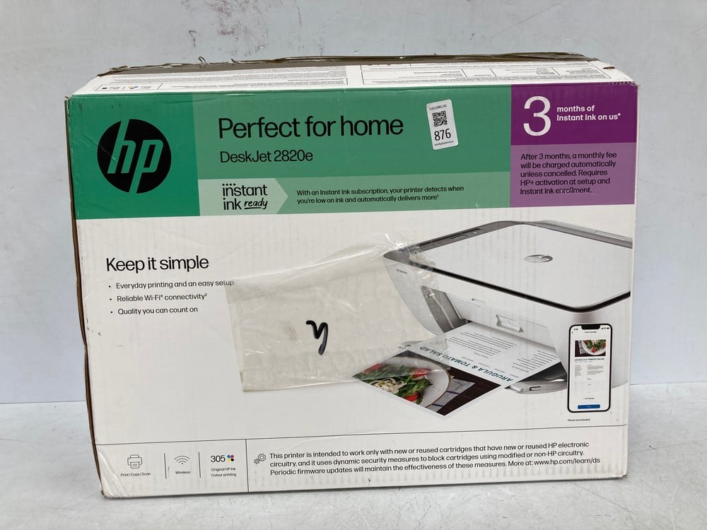 HP DESKJET 2820E 588K9B, A4 COLOUR INKJET MULTIFUN
