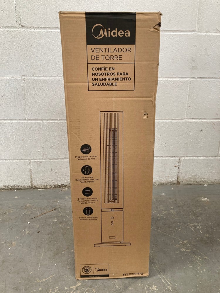 MIDEA TOWER FAN WITH REMOTE CONTROL AND 4 SPEED SE