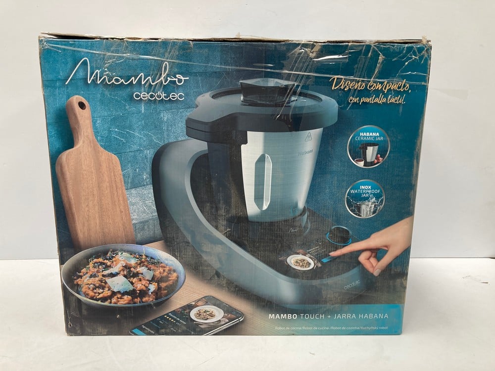 CECOTEC MAMBO TOUCH MULTIFUNCTION FOOD PROCESSOR. 