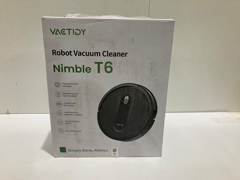 NIMBLE T6 ROBOT VACUUM CLEANER - LOCATION 9A