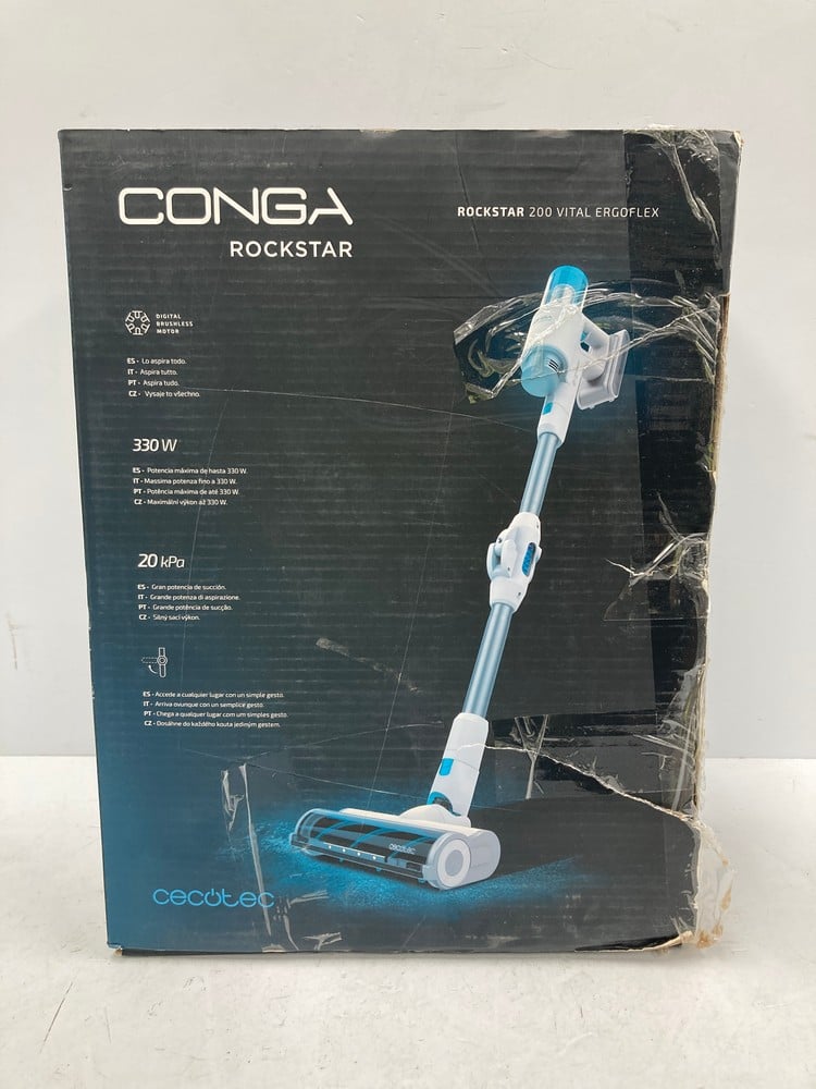 CECOTEC CONGA ROCKSTAR 200 VITAL ERGOFLEX VACUUM C