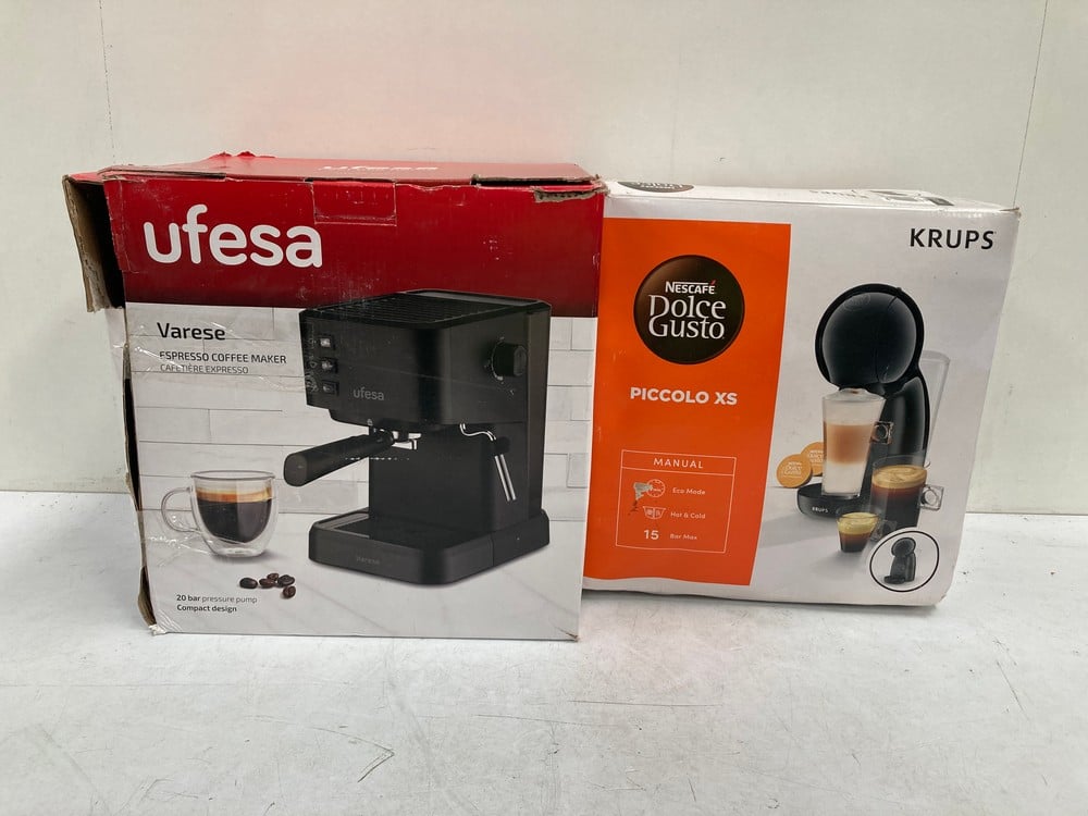 UFESA VARESE ESPRESSO COFFEE MAKER AND NESCAFÉ DOL