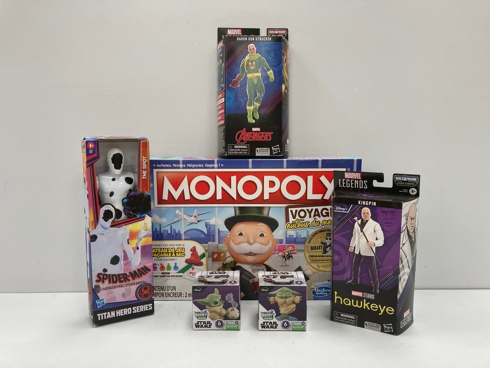 6 X TOYS FROM VARIOUS BRANDS AND TYPES, INCLUDING 